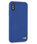 Original Case IPHONE X / XS BMW Hardcase Silicone M Collection (BMHCPXMSILNA) blue 3700740435298