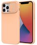 Case IPHONE 14 PLUS Silicone with Camera Cover Nexeri Silicone Lens peach 5904161128960