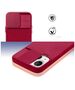 Case IPHONE 14 PLUS Silicone with Camera Cover Nexeri Silicone Lens burgundy 5904161128984