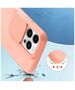 Case IPHONE 14 PRO Silicone with Camera Cover Nexeri Silicone Lens peach 5904161129035