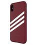 Original Case IPHONE X / XS Adidas OR Booklet Case Suede (33282) burgundy 8718846064842