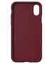 Original Case IPHONE X / XS Adidas OR Booklet Case Suede (33282) burgundy 8718846064842