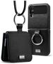 Case SAMSUNG GALAXY Z FLIP 4 Ringke Signature Folio Black 8809881261232