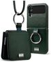 Case SAMSUNG GALAXY Z FLIP 4 Ringke Signature Folio Dark Green 8809881261256