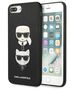 Original Case IPHONE 7+ / 8+ Karl Lagerfeld Hardcase Saffiano Ikonik Karl&Choupette Head (KLHCI8LSAKICKCBK) black 3666339054991