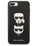 Original Case IPHONE 7+ / 8+ Karl Lagerfeld Hardcase Saffiano Ikonik Karl&Choupette Head (KLHCI8LSAKICKCBK) black 3666339054991