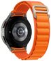 Strap for SAMSUNG GALAXY WATCH 4 (40MM) / (44MM) / GALAXY WATCH 4 CLASSIC (42MM) / (46MM) / GALAXY WATCH 5 (40MM) / (44MM) / GALAXY WATCH 5 PRO (45MM) Tech-Protect Nylon Pro orange 9490713930274