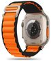 Strap for APPLE WATCH 4 / 5 / 6 / 7 / 8 / SE / ULTRA (42 / 44 / 45 / 49 MM) Tech-Protect Nylon Pro orange 9490713930250