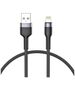 Cable 2.4A 0,25m USB - Lightning Tech-Protect Ultraboost black 9490713928851