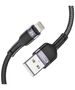 Cable 2.4A 0,25m USB - Lightning Tech-Protect Ultraboost black 9490713928851