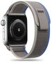 Strap for APPLE WATCH 4 / 5 / 6 / 7 / 8 / SE (38 / 40 / 41 MM) Tech-Protect Nylon Grey&Blue 9490713930779