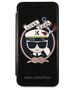 Original Case IPHONE X / XS Karl Lagerfeld Bookcase Signature Glitter black 3700740413623