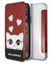 Original Case IPHONE X / XS Karl Lagerfeld Book Valentine red 3700740413654