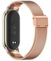 Strap for XIAOMI MI BAND 8 / 8 NFC Tech-Protect Milaneseband gold & pink 9490713935163