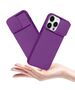 Case SAMSUNG GALAXY A33 5G Silicone with Camera Cover Nexeri Silicone Lens dark purple 5904161137856