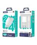 Wall Charger 2x USB 2.4A + Cable USB - Lightning Jellico EU02 white 6974929203252