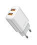 Wall Charger 2x USB 2.4A + Cable USB - Lightning Jellico EU02 white 6974929203252