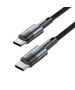 Cable 60W 3A 0,25m USB-C - USB-C Tech-Protect UltraBoost grey 9490713933923