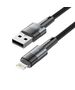 Cable 3A 12W 1m USB - Lightning Tech-Protect UltraBoost grey 9490713934166