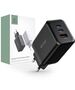 Wall Charger 65W 2x USB-C PD + QC3.0 USB Tech-Protect C65W black 9490713934524