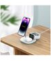 Magnetic Wireless Charger MagSafe 15W 3in1 Tech-Protect QI15W-A27 white 9490713934647