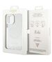 Original Case IPHONE 12 / 12 PRO Guess Hard Case Metal Outline Magsafe (GUHMP12MHTRMS) silver 3666339169947