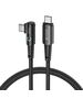 Cable 60W 6A 1m USB-C - USB-C Tech-Protect Ultraboost ”L” grey 9490713935293