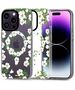 Case IPHONE 14 PRO MAX Tech-Protect MagMood MagSafe White Daisy transparent 9490713935866