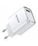 Wall Charger 2.1A USB + Cable USB - USB-C Jellico A50 white 6974929200954