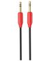 Cable AUX 1m minijack 3,5mm - minijack 3,5mm Hoco UPA11 red 6957531079309