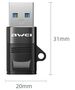 Adapter USB-C - USB-A AWEI (CL-13) black 6954284000925