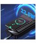 Powerbank 30000mAh 22.5W 3xUSB/PD/iPhone Lightning Display + LED Lamp AWEI (P140K) black 6954284002370