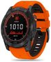 Strap for GARMIN FENIX 3 / 5X / 3HR / 5X PLUS / 6X / 6X PRO / 7X Tech-Protect IconBand orange-black 9319456605136