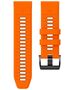 Strap for GARMIN FENIX 3 / 5X / 3HR / 5X PLUS / 6X / 6X PRO / 7X Tech-Protect IconBand orange-black 9319456605136