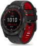 Strap for GARMIN FENIX 3 / 5X / 3HR / 5X PLUS / 6X / 6X PRO / 7X Tech-Protect IconBand black and red 9319456605082