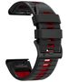 Strap for GARMIN FENIX 3 / 5X / 3HR / 5X PLUS / 6X / 6X PRO / 7X Tech-Protect IconBand black and red 9319456605082