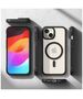 Case APPLE IPHONE 15 Ringke Fusion Bold Matte Black transparent 8809919309080