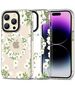 Case APPLE IPHONE 15 PRO Tech-Protect MagMood MagSafe White Daisy transparent 9319456605365