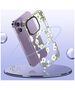 Case APPLE IPHONE 15 PRO Tech-Protect MagMood MagSafe White Daisy transparent 9319456605365