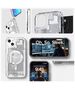 Case APPLE IPHONE 15 PLUS Spigen Ultra Hybrid Mag MagSafe Zero One White transparent 8809896753579