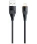 Cable 3A 1m USB - Lightning T-Phox X-Lite black 6974670442511