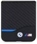 Original Case SAMSUNG GALAXY Z FLIP 5 BMW Leather Carbon (BMHCZF522NBCK) black 3666339174071