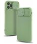 Case SAMSUNG SAMSUNG GALAXY S22 ULTRA Silicone with Camera Cover Nexeri Silicone Lens light green 5902537088450