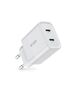 Wall Charger PD 20W 2x USB-C Tech-Protect C20W white 9319456607093