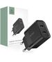 Wall Charger PD 20W 2x USB-C Tech-Protect C20W black 9319456607284