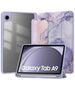 Case SAMSUNG GALAXY TAB A9 8.7 Tech-Protect SC Pen Hybrid Marble purple 9319456607659