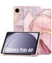 Case SAMSUNG GALAXY TAB A9 8.7 Tech-Protect SmartCase Marble pink 9319456608076