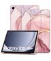 Case SAMSUNG GALAXY TAB A9+ 11.0 Tech-Protect SmartCase Marble pink 9319456607833