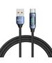 Cable 66W 6A 2m USB - USB-C Tech-Protect UltraBoost LED blue 5906203690688