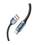 Cable 66W 6A 1m USB - USB-C Tech-Protect UltraBoost LED blue 5906203690671